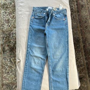 Zara thin straight leg jeans
